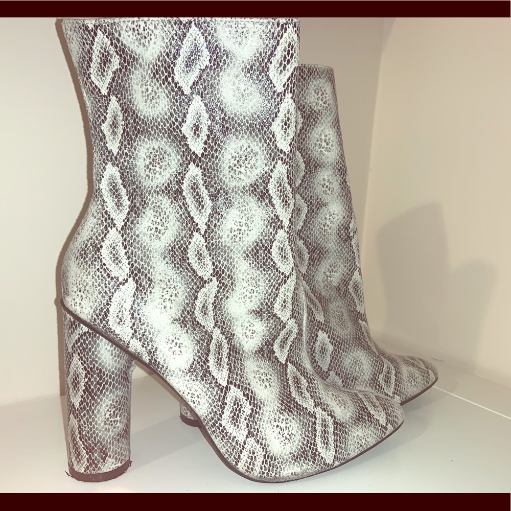Snake Skin Boots